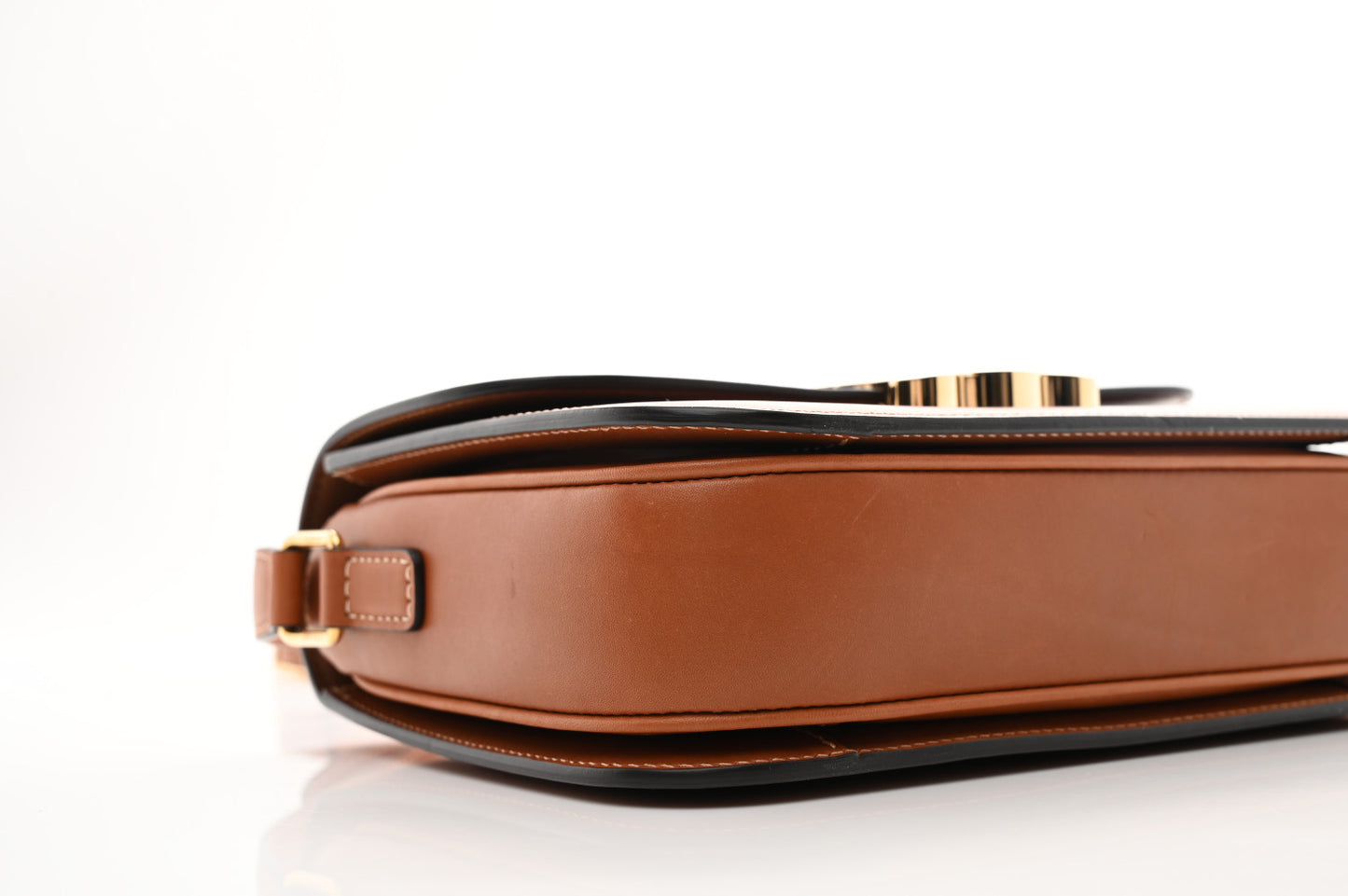 Natural Calfskin Medium Triomphe Tan