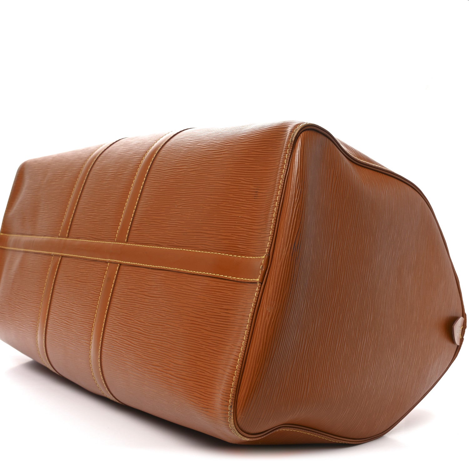 Louis Vuitton Epi Keepall 55 Cipango 9 of 11