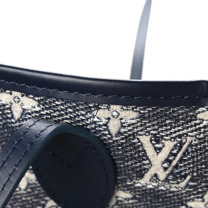 Louis Vuitton Monoglam Neverfull MM Blue 11 of 11