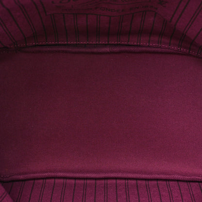 Louis Vuitton Monogram Totem Neverfull MM Magenta 6 of 14