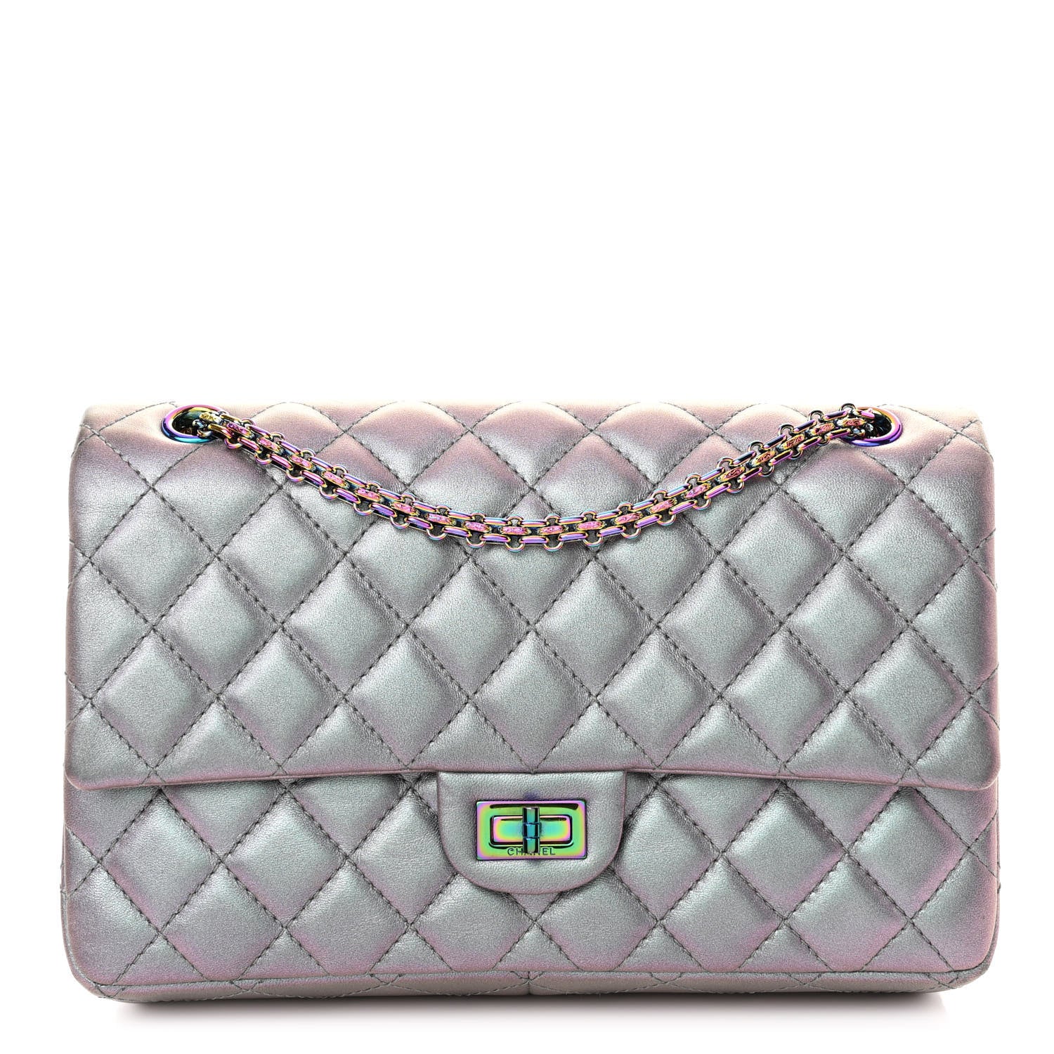 Chanel Iridescent Lambskin Quilted 2.55 Reissue 226 Flap Light Purple 1 of 10