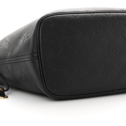 Louis Vuitton Empreinte Monogram Giant Neverfull MM Black 9 of 11
