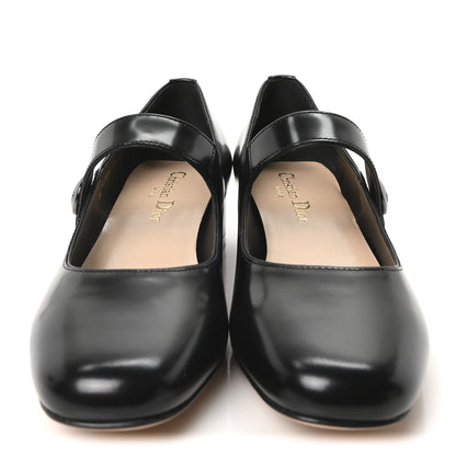 Christian Dior Brushed Calfskin Uniform 30mm Pumps 35.5 Black 3 of 10