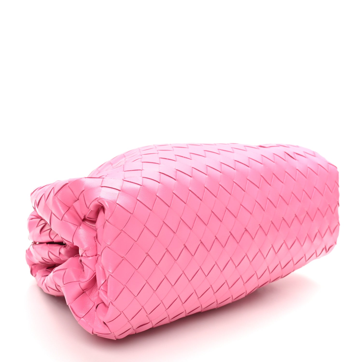 Bottega Veneta Nappa Maxi Intrecciato The Pouch Oversized Clutch Pink 4 of 10