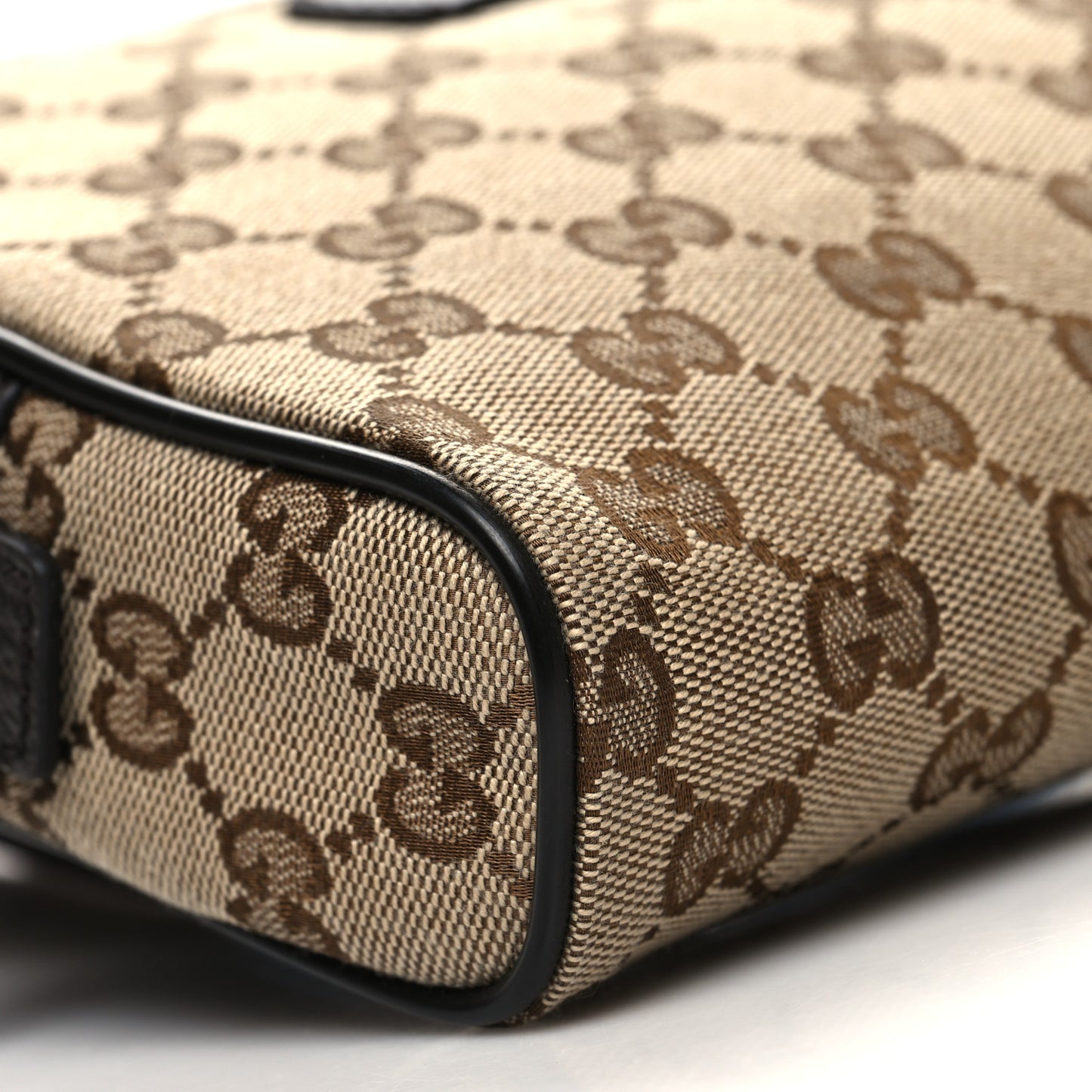 Monogram Dollar Calfskin Belt Bag Beige Ebony Testa di Moro Marrone Scuro