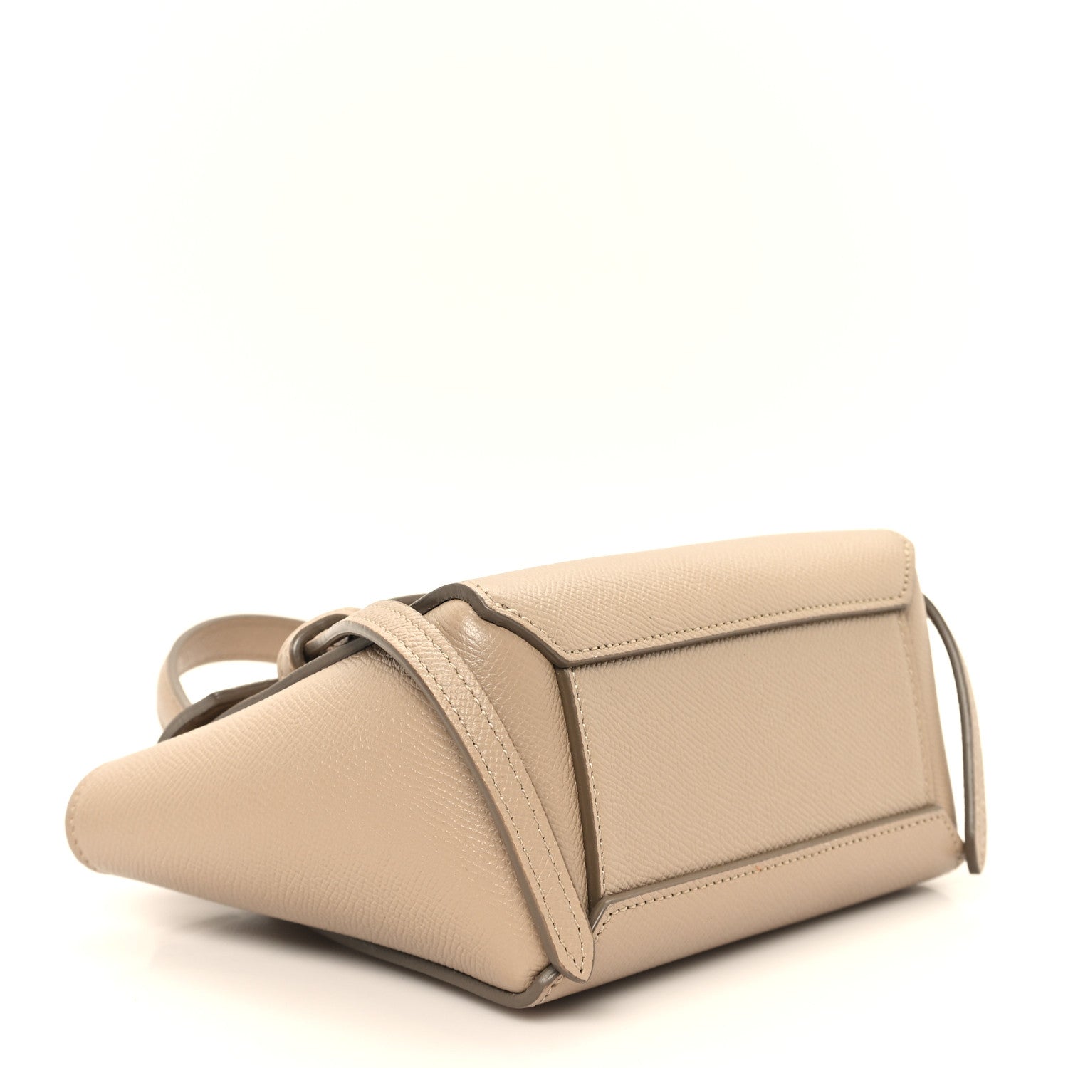 Celine Grained Calfskin Pico Belt Bag Light Taupe 4 of 12