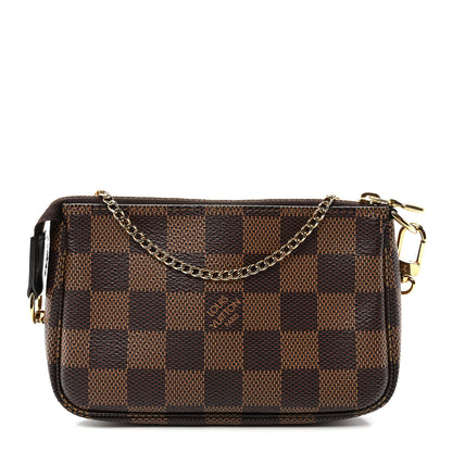 Louis Vuitton Damier Ebene Mini Pochette Accessories 1 of 9