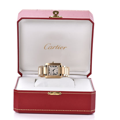 Cartier 18K Yellow Gold 28mm Tank Francaise Automatic Watch 7 of 7