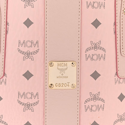 MCM Visetos Medium Liz Reversible Shopper Tote Soft Pink 6 of 16