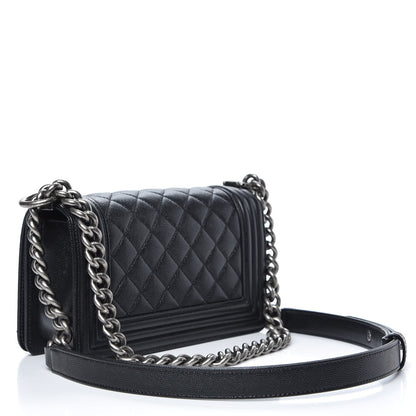 Chanel Caviar Quilted Small Boy Flap Black 3 of 11