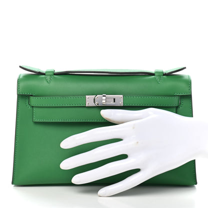 Hermes Swift Kelly Pochette Clutch Bambou 2 of 9