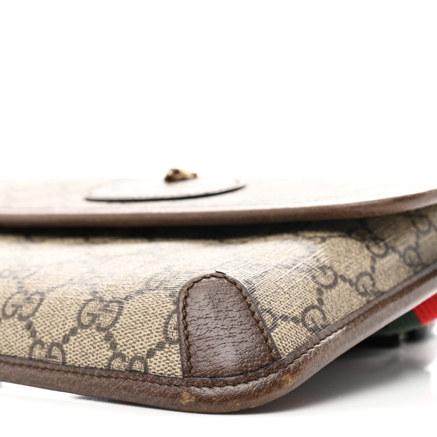 Gucci GG Supreme Monogram Neo Vintage Web Belt Bag Brown 10 of 10