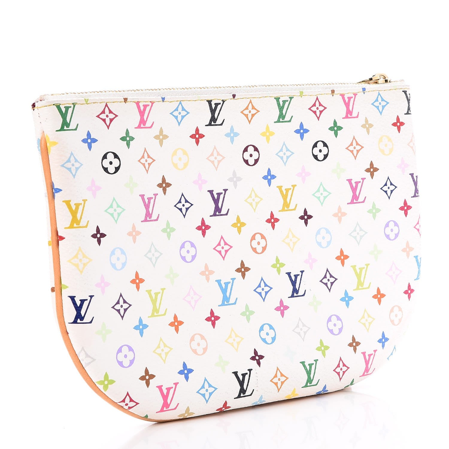 Louis Vuitton Monogram Multicolor Pochette Plate GM White 3 of 7