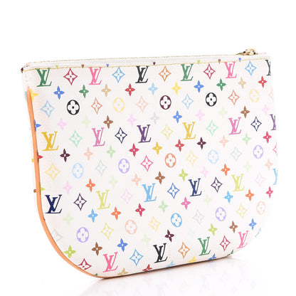 Louis Vuitton Monogram Multicolor Pochette Plate GM White 3 of 7