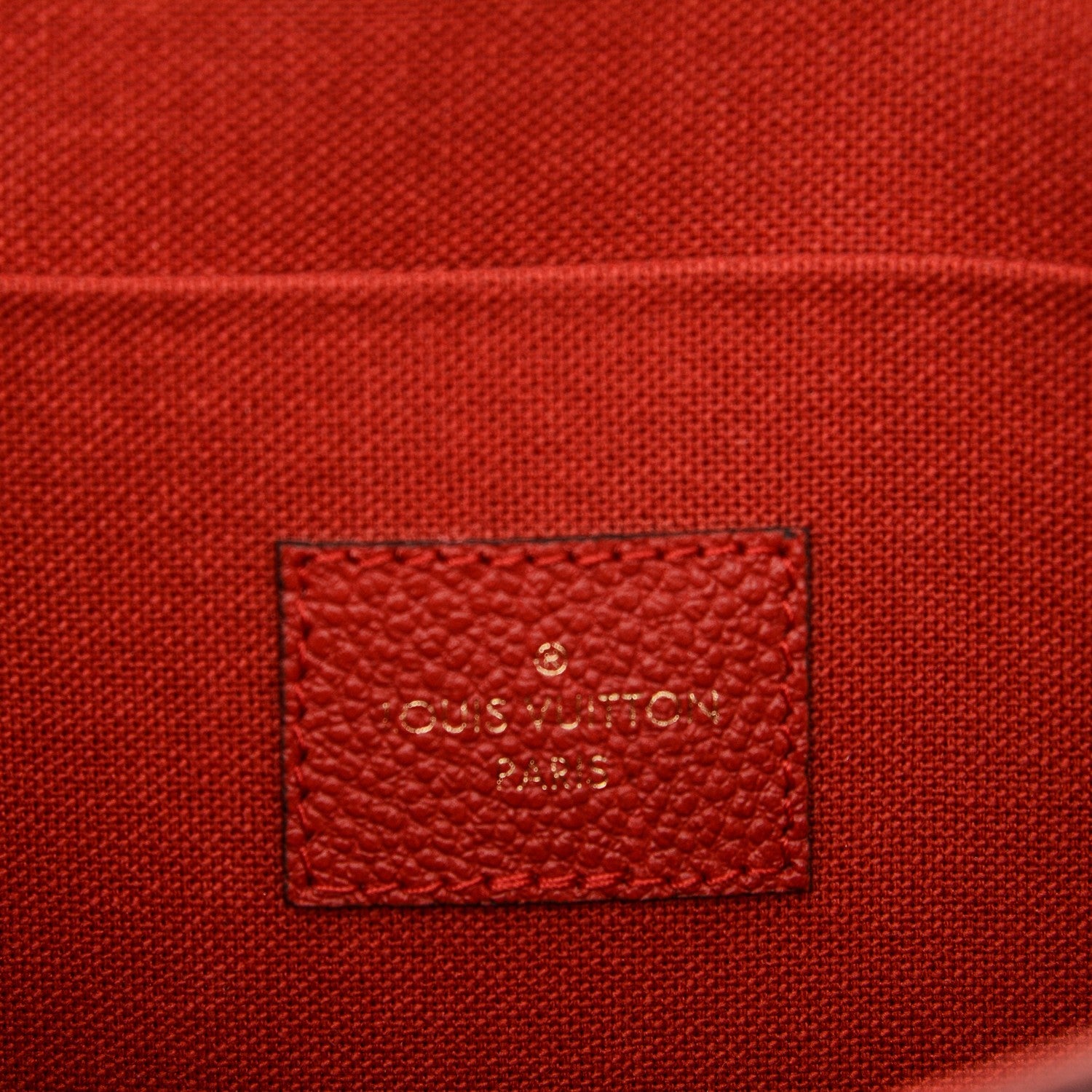 Louis Vuitton Empreinte Pochette Felicie Chain Wallet Cherry 6 of 7