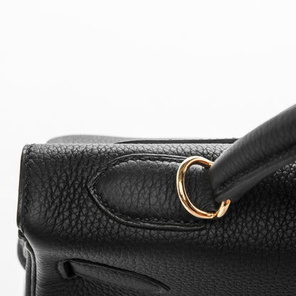 Hermes Togo Kelly Retourne 32 Black 8 of 28