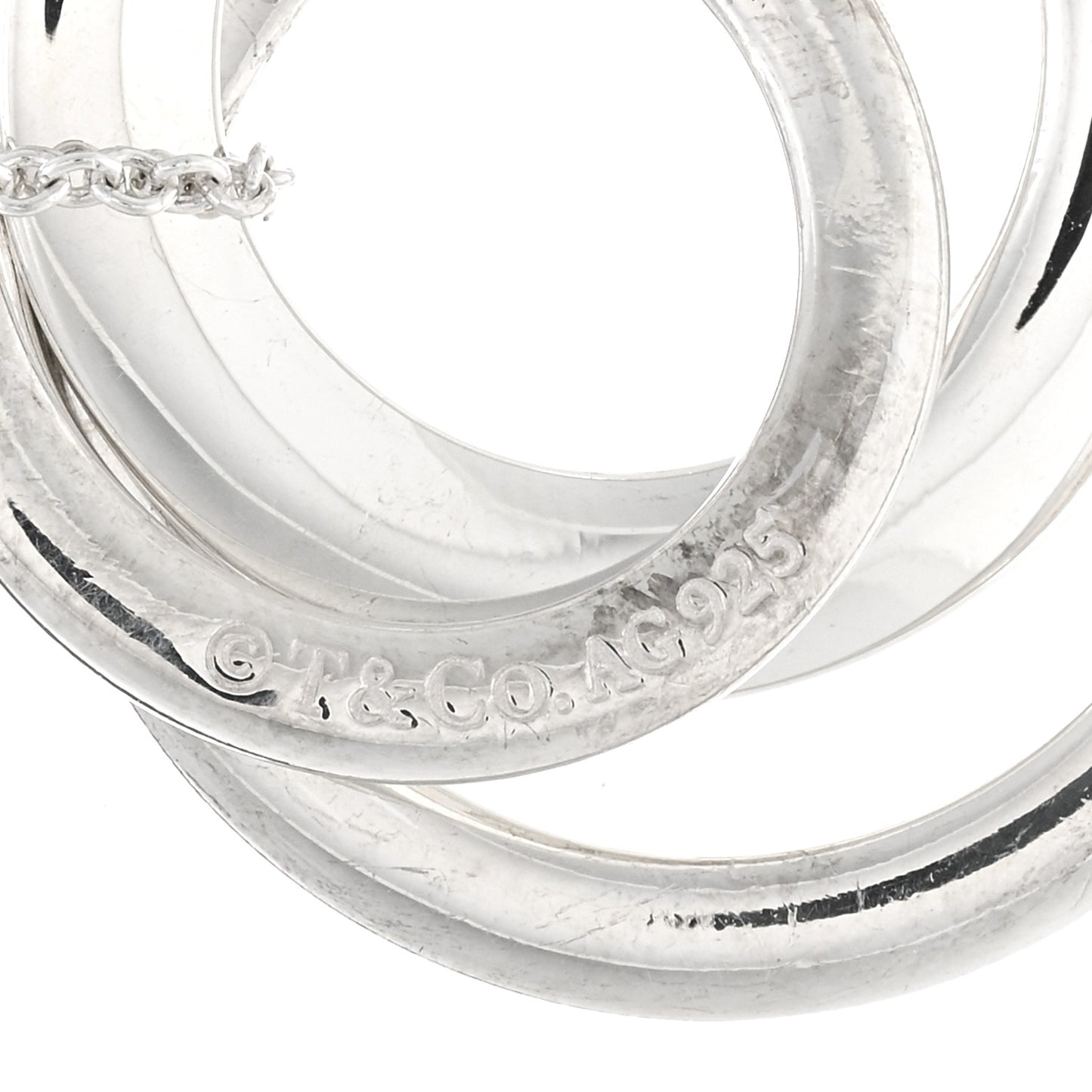 Sterling Silver 1837 Circles Pendant Necklace
