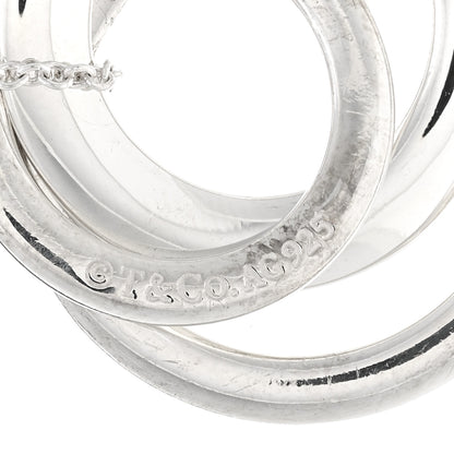 Tiffany Sterling Silver 1837 Circles Pendant Necklace 4 of 4