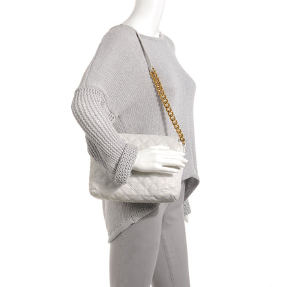 Marc Jacobs Leather Quilted The Large Single White 2 of 11