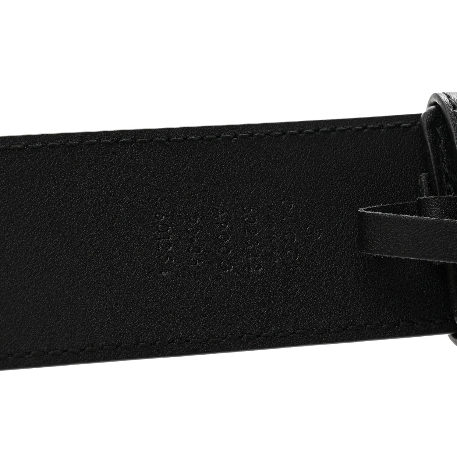 Gucci Moon Calfskin Scales Double G 40mm Belt 90 36 Black 3 of 5