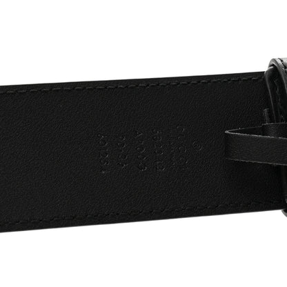 Gucci Moon Calfskin Scales Double G 40mm Belt 90 36 Black 3 of 5