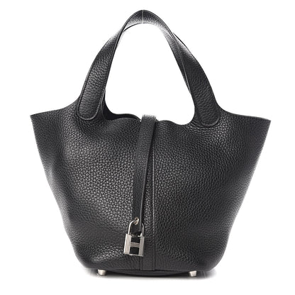 Hermes Taurillon Clemence Picotin Lock 18 PM Black 1 of 10