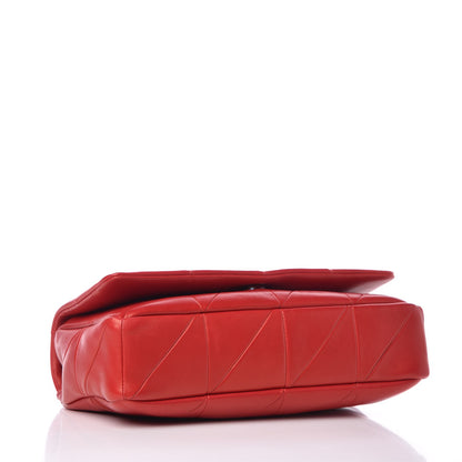 Saint Laurent Lambskin Patchwork Monogram Medium Jamie Red 4 of 10