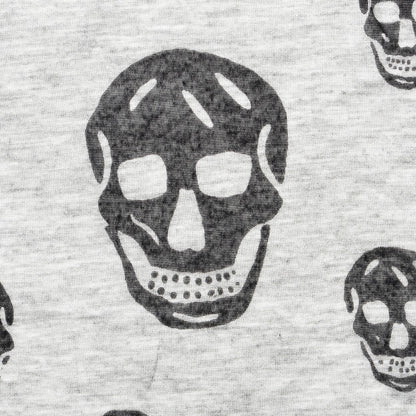 Alexander McQueen Modal Skull Scarf Grey Black 4 of 5