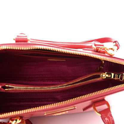 Prada Saffiano Lux Medium Promenade Tote Peonia 5 of 8