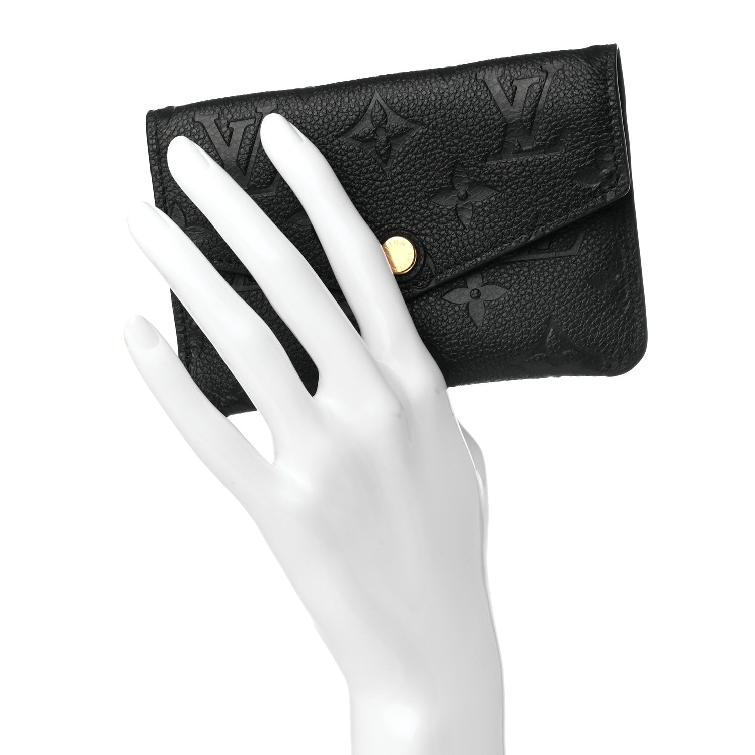 Louis Vuitton Empreinte Key Pouch Black 2 of 6