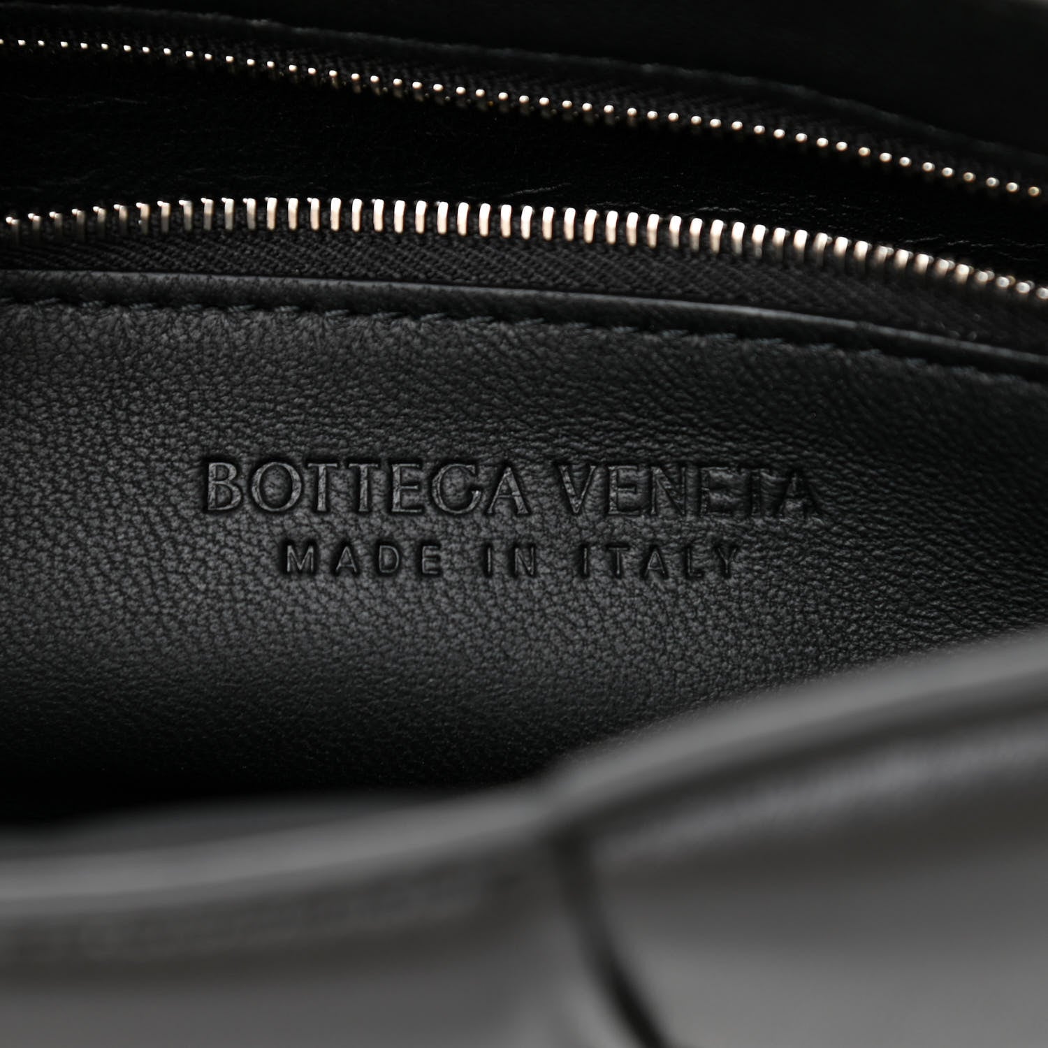Bottega Veneta Lambskin Maxi Intreccio Padded Chain Cassette Crossbody Bag Black 6 of 9