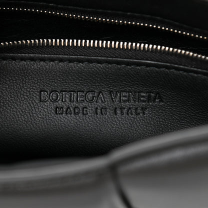 Bottega Veneta Lambskin Maxi Intreccio Padded Chain Cassette Crossbody Bag Black 6 of 9
