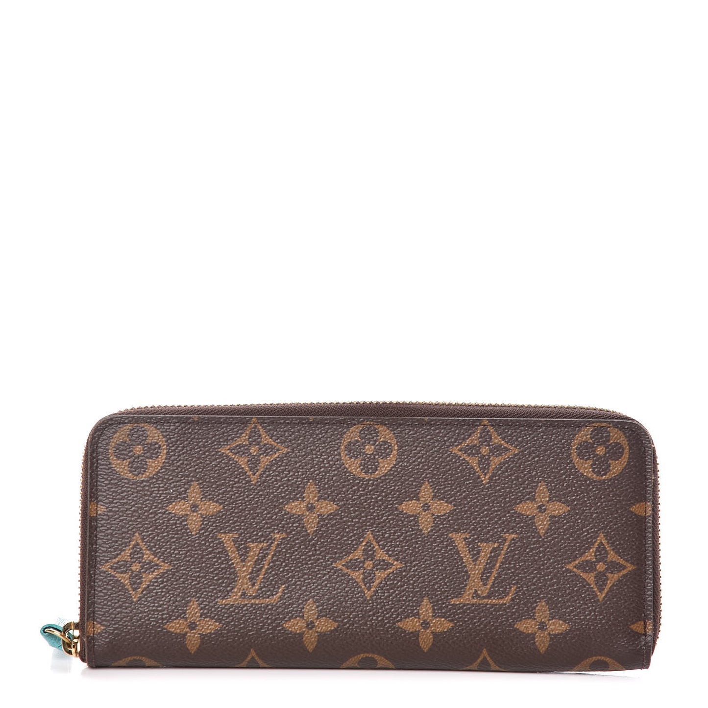 Monogram Clemence Wallet Turquoise