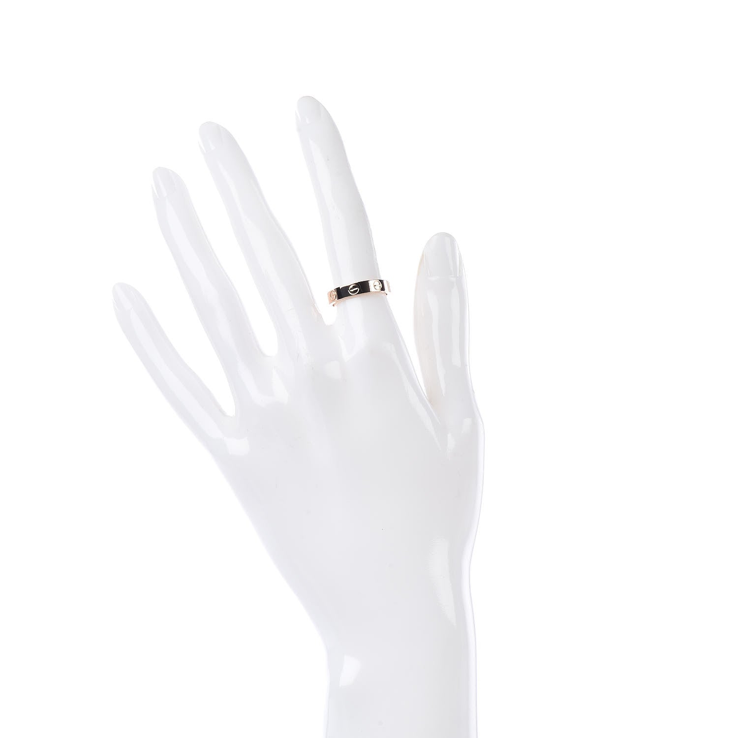 Cartier 18K Pink Gold 3.5mm LOVE Wedding Band Ring 50 5.25 2 of 4