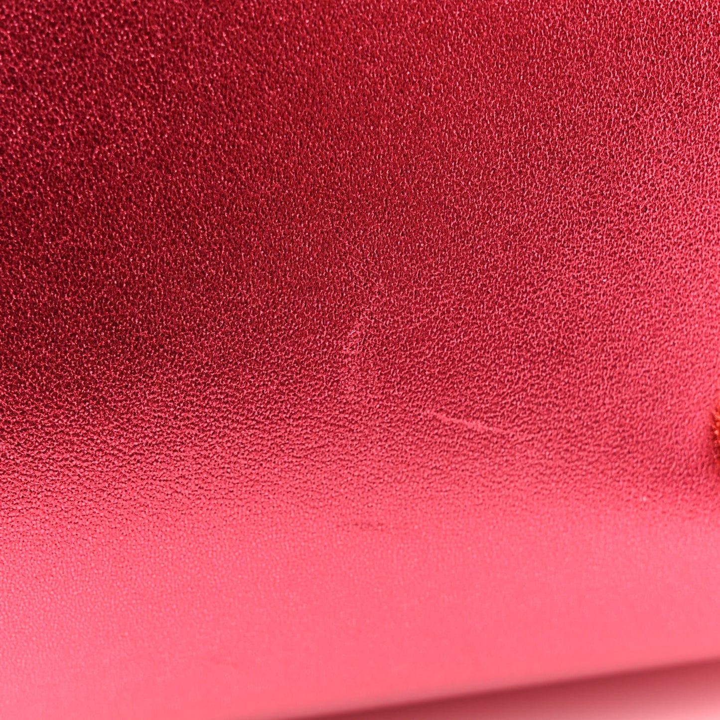 Metallic Calfskin DG Girls Shoulder Bag Red