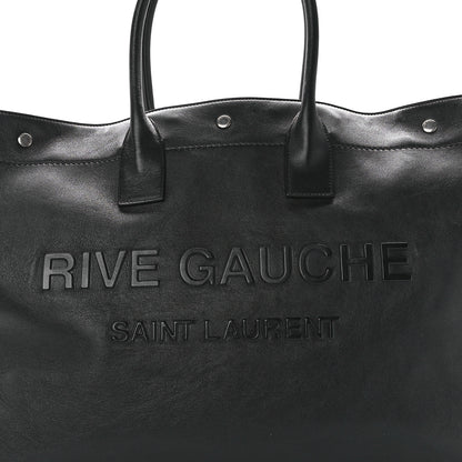 Saint Laurent Vitello Rive Gauche Large Tote Black 8 of 12