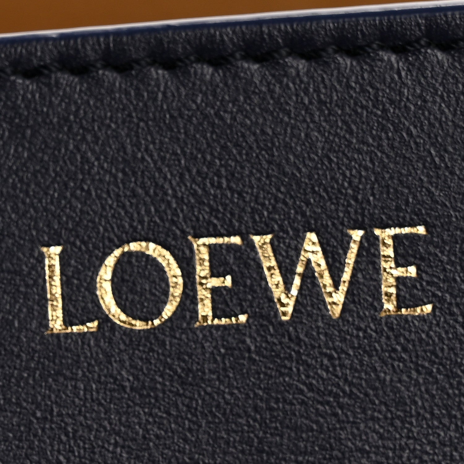 Loewe Shiny Calfskin Medium Puzzle Fold Tote Marine 6 of 10