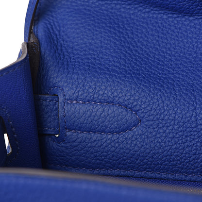 Hermes Togo Kelly Retourne 32 Bleu Electrique 7 of 33