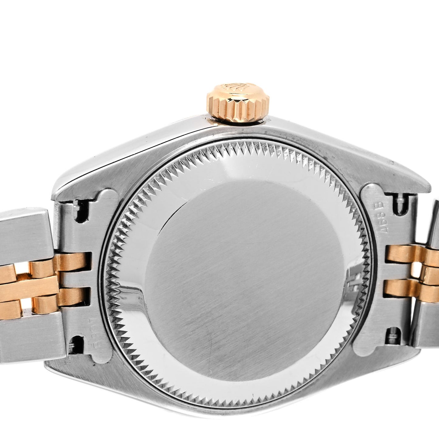 Stainless Steel 18K Yellow Gold Diamond 26mm Oyster Perpetual Datejust Watch Silver 79173