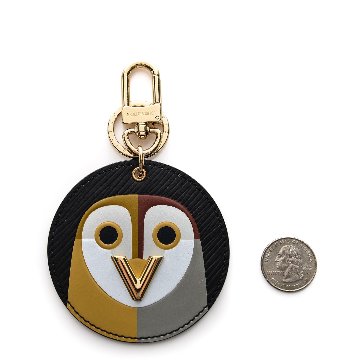 Louis Vuitton Epi Night Bird Bag Charm Black 2 of 4