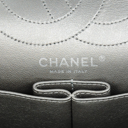 Chanel Metallic Aged Calfskin Quilted 2.55 Reissue 227 Dark Silver 7 of 8