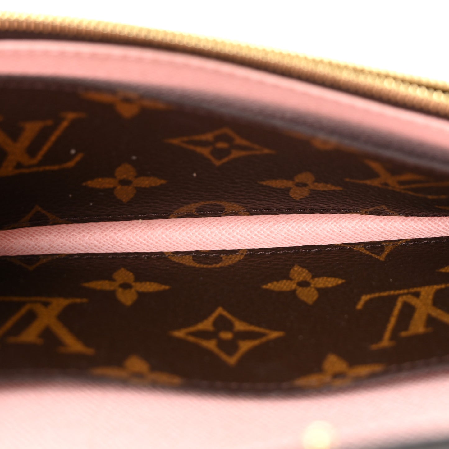 Monogram Emilie Wallet Rose Ballerine