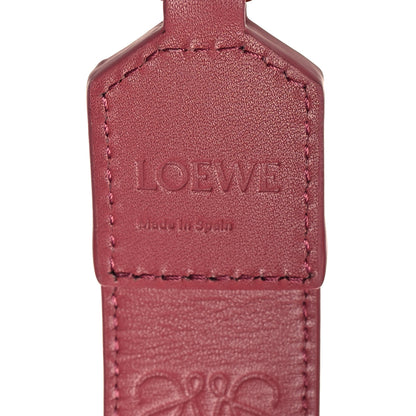 Loewe Satin Calfskin Embossed Anagram Strap Plumrose 4 of 5
