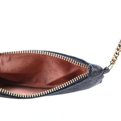 Stella McCartney Shaggy Deer Big Falabella Tote Navy 6 of 9