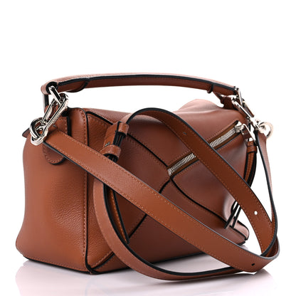 Loewe Calfskin Small Puzzle Bag Tan 3 of 11