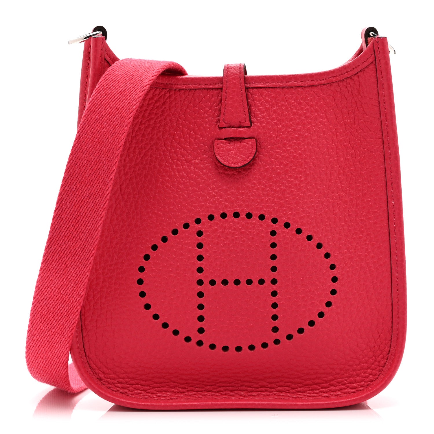 Hermes Taurillon Clemence Evelyne TPM Rose Extreme 1 of 10