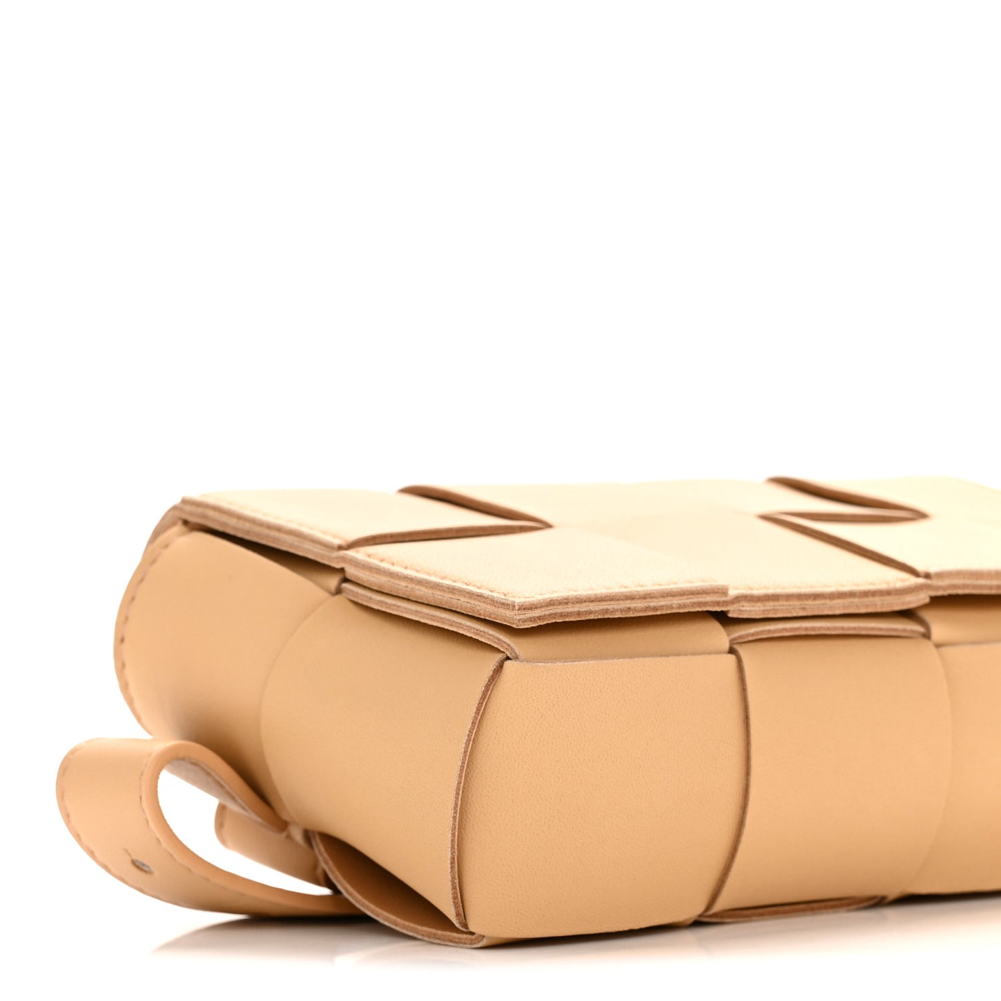 Nappa Maxi Intreccio The Belt Cassette Bag Almond