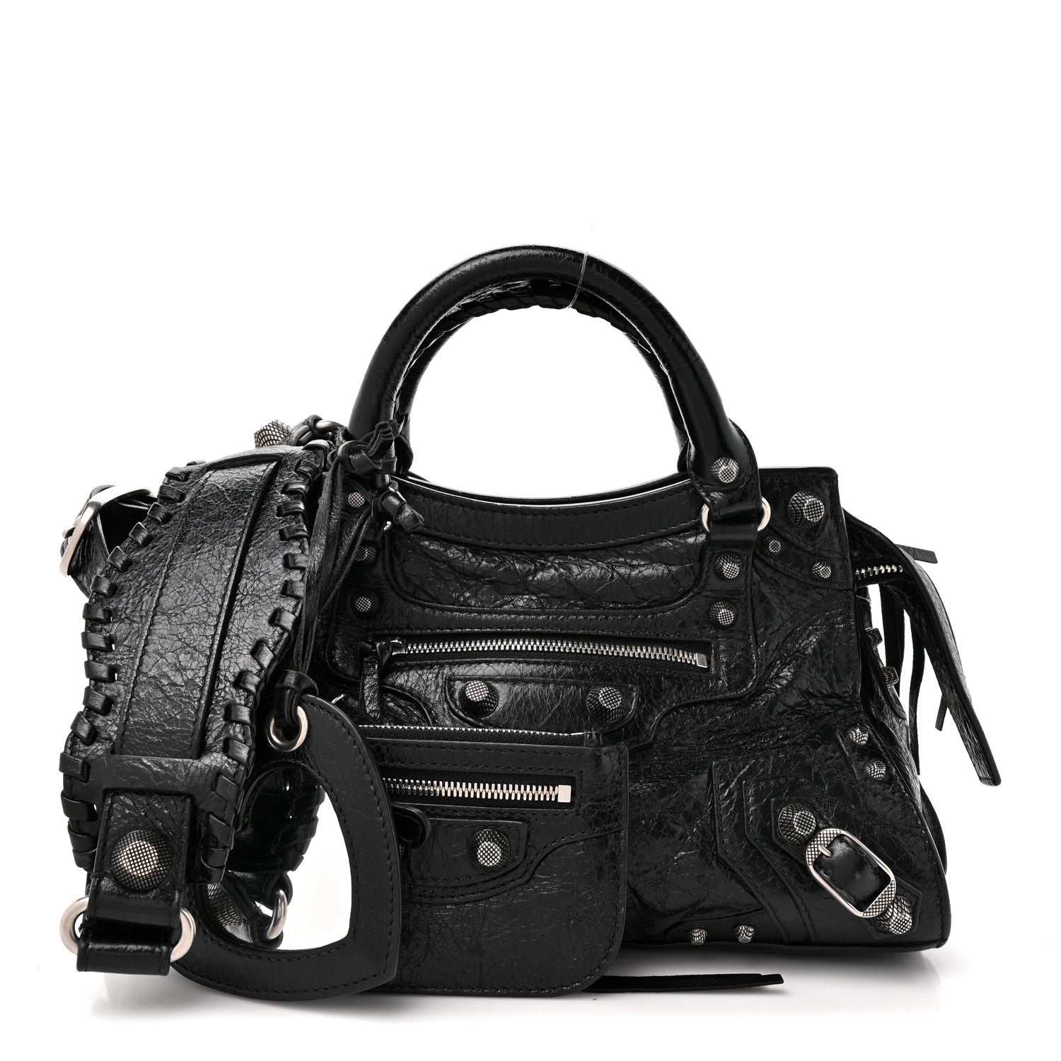 Balenciaga Agneau Arena Neo Cagole Handbag XS Black 1 of 10