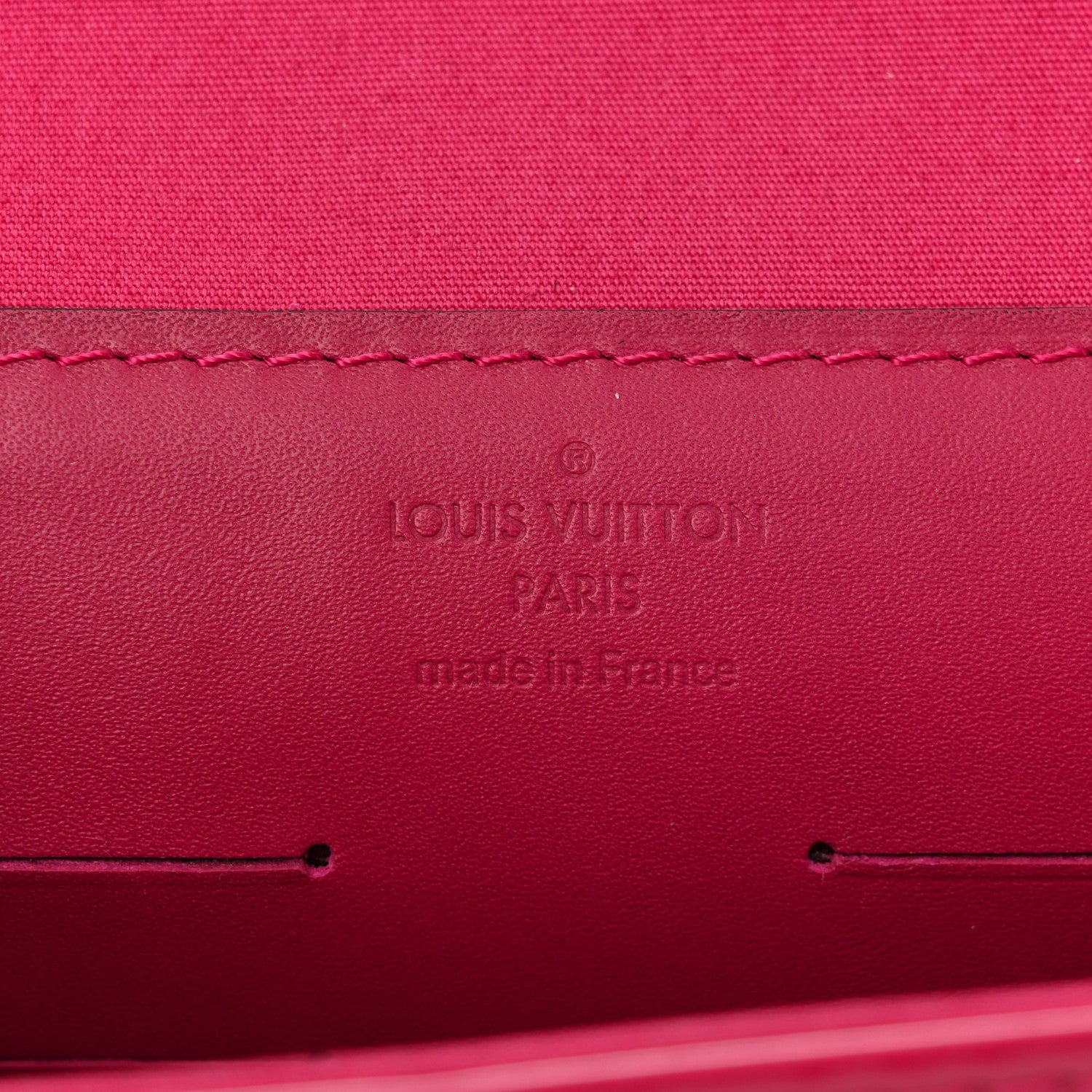 Louis Vuitton Vernis Ana Clutch Rose Indien 6 of 9