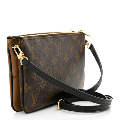 Louis Vuitton Reverse Monogram Giant Double Zip Pochette 3 of 12